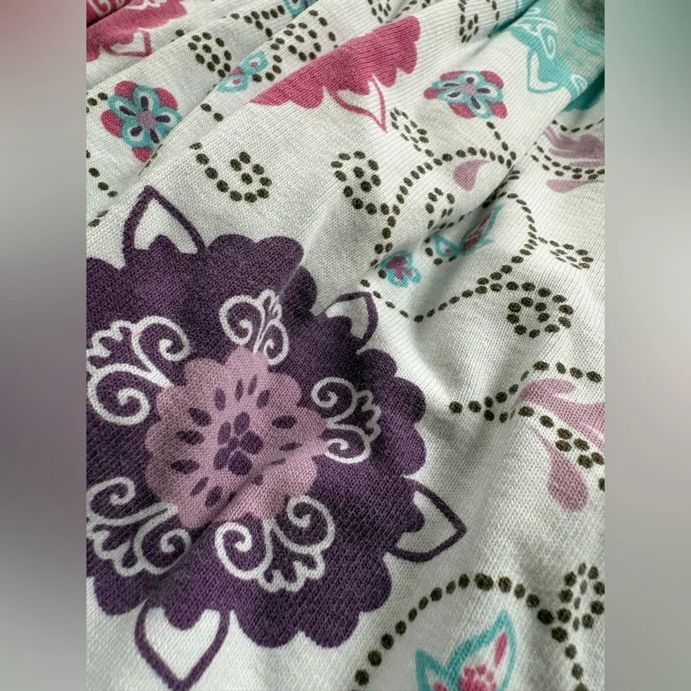 Hanna Andersson Pink and Blue Floral Dress Size 3 US 90 Hanna